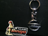 Nissan Polished Metal Car Keyring Chains Car Logo Badge Key Rings AU Stock
